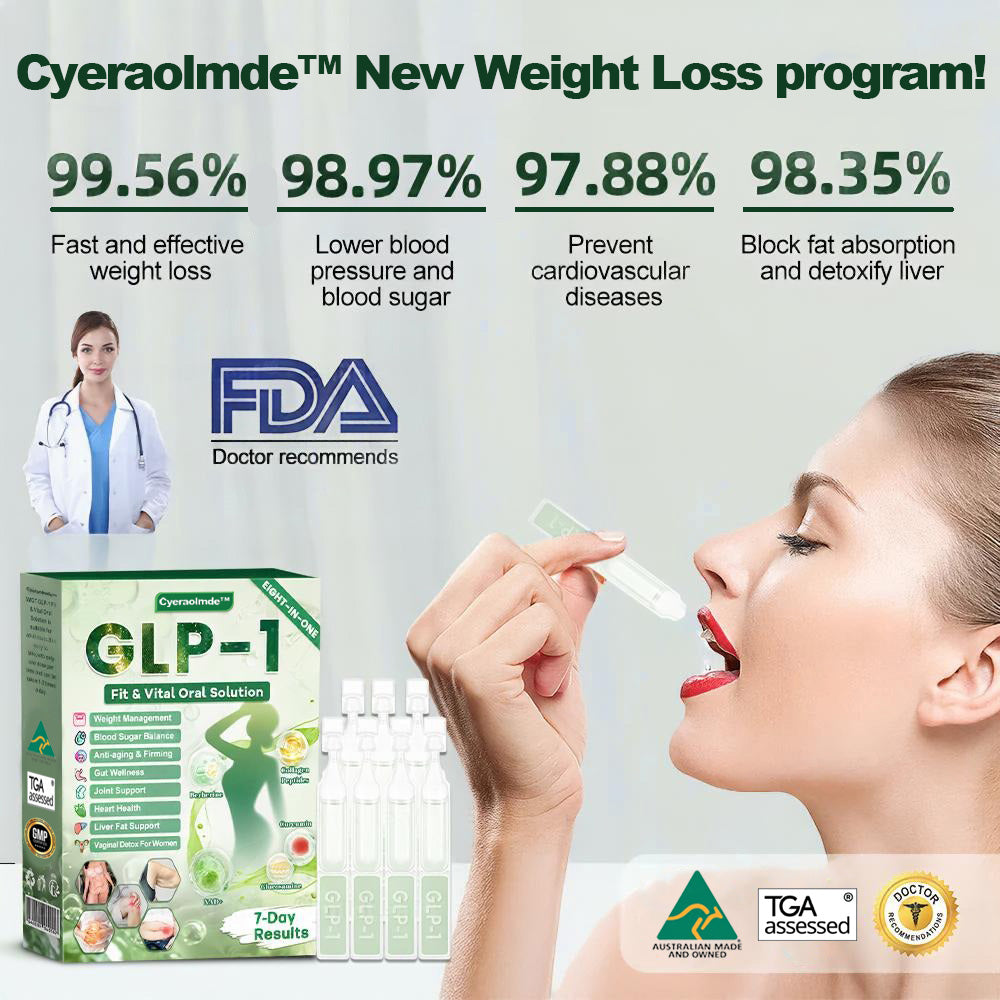 🔥𝐂𝐲𝐞𝐫𝐚𝐨𝐥𝐦𝐝𝐞™ GL𝐏-1 8-𝒊𝒏-1 𝙁𝙞𝙩 & 𝙑𝙞𝙩𝙖𝙡 𝖮𝗋𝖺𝗅 𝙎𝙤𝙡𝙪𝙩𝙞𝙤𝙣  (𝑱𝒖𝒔𝒕 𝒐𝒏𝒄𝒆 𝒂 𝒅𝒂𝒚, 𝒗𝒊𝒔𝒊𝒃𝒍𝒆 𝒄𝒉𝒂𝒏𝒈𝒆𝒔 𝒊𝒏 7 𝒅𝒂𝒚𝒔) ✅ 𝑭𝒐𝒓 𝒐𝒃𝒆𝒔𝒊𝒕𝒚, 𝒄𝒂𝒓𝒅𝒊𝒐𝒗𝒂𝒔𝒄𝒖𝒍𝒂𝒓 𝒉𝒆𝒂𝒍𝒕𝒉, 𝒅𝒊𝒂𝒃𝒆𝒕𝒆𝒔, 𝒔𝒍𝒆𝒆𝒑 𝒂𝒑𝒏𝒆𝒂, 𝒈𝒖𝒕 𝒉𝒆𝒂𝒍𝒕𝒉, 𝒋𝒐𝒊𝒏𝒕 𝒊𝒔𝒔𝒖𝒆𝒔, 𝒂𝒏𝒅 𝒎𝒐𝒓𝒆💖