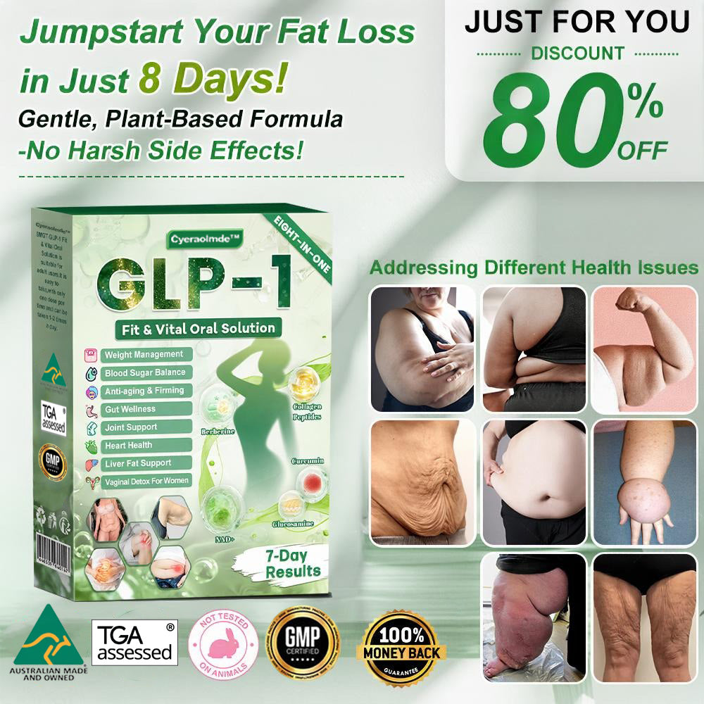 🔥𝐂𝐲𝐞𝐫𝐚𝐨𝐥𝐦𝐝𝐞™ GL𝐏-1 8-𝒊𝒏-1 𝙁𝙞𝙩 & 𝙑𝙞𝙩𝙖𝙡 𝖮𝗋𝖺𝗅 𝙎𝙤𝙡𝙪𝙩𝙞𝙤𝙣  (𝑱𝒖𝒔𝒕 𝒐𝒏𝒄𝒆 𝒂 𝒅𝒂𝒚, 𝒗𝒊𝒔𝒊𝒃𝒍𝒆 𝒄𝒉𝒂𝒏𝒈𝒆𝒔 𝒊𝒏 7 𝒅𝒂𝒚𝒔) ✅ 𝑭𝒐𝒓 𝒐𝒃𝒆𝒔𝒊𝒕𝒚, 𝒄𝒂𝒓𝒅𝒊𝒐𝒗𝒂𝒔𝒄𝒖𝒍𝒂𝒓 𝒉𝒆𝒂𝒍𝒕𝒉, 𝒅𝒊𝒂𝒃𝒆𝒕𝒆𝒔, 𝒔𝒍𝒆𝒆𝒑 𝒂𝒑𝒏𝒆𝒂, 𝒈𝒖𝒕 𝒉𝒆𝒂𝒍𝒕𝒉, 𝒋𝒐𝒊𝒏𝒕 𝒊𝒔𝒔𝒖𝒆𝒔, 𝒂𝒏𝒅 𝒎𝒐𝒓𝒆💖