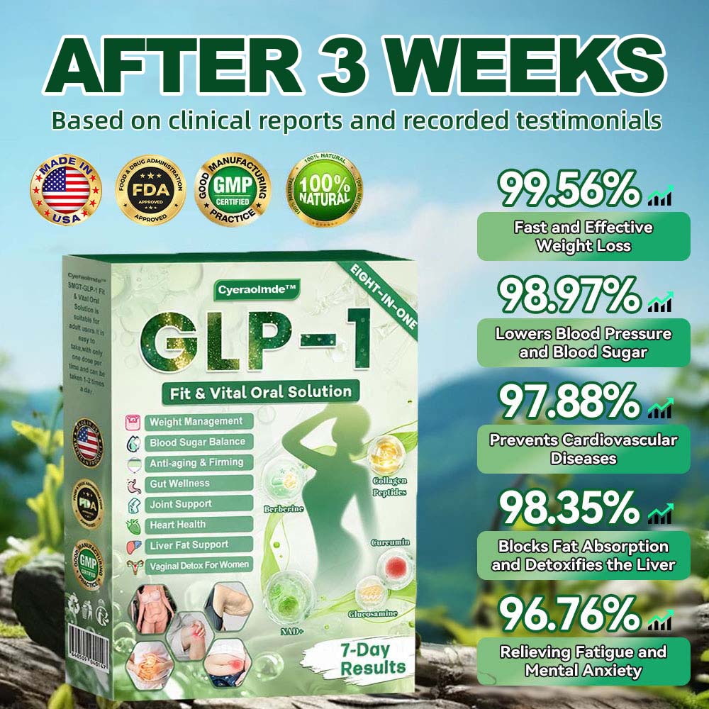 🔥𝐂𝐲𝐞𝐫𝐚𝐨𝐥𝐦𝐝𝐞™ GL𝐏-1 8-𝒊𝒏-1 𝙁𝙞𝙩 & 𝙑𝙞𝙩𝙖𝙡 𝖮𝗋𝖺𝗅 𝙎𝙤𝙡𝙪𝙩𝙞𝙤𝙣  (𝑱𝒖𝒔𝒕 𝒐𝒏𝒄𝒆 𝒂 𝒅𝒂𝒚, 𝒗𝒊𝒔𝒊𝒃𝒍𝒆 𝒄𝒉𝒂𝒏𝒈𝒆𝒔 𝒊𝒏 7 𝒅𝒂𝒚𝒔) ✅ 𝑭𝒐𝒓 𝒐𝒃𝒆𝒔𝒊𝒕𝒚, 𝒄𝒂𝒓𝒅𝒊𝒐𝒗𝒂𝒔𝒄𝒖𝒍𝒂𝒓 𝒉𝒆𝒂𝒍𝒕𝒉, 𝒅𝒊𝒂𝒃𝒆𝒕𝒆𝒔, 𝒔𝒍𝒆𝒆𝒑 𝒂𝒑𝒏𝒆𝒂, 𝒈𝒖𝒕 𝒉𝒆𝒂𝒍𝒕𝒉, 𝒋𝒐𝒊𝒏𝒕 𝒊𝒔𝒔𝒖𝒆𝒔, 𝒂𝒏𝒅 𝒎𝒐𝒓𝒆