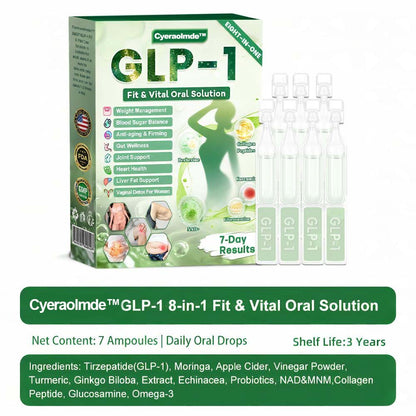 🔥𝐂𝐲𝐞𝐫𝐚𝐨𝐥𝐦𝐝𝐞™ GL𝐏-1 8-𝒊𝒏-1 𝙁𝙞𝙩 & 𝙑𝙞𝙩𝙖𝙡 𝖮𝗋𝖺𝗅 𝙎𝙤𝙡𝙪𝙩𝙞𝙤𝙣  (𝑱𝒖𝒔𝒕 𝒐𝒏𝒄𝒆 𝒂 𝒅𝒂𝒚, 𝒗𝒊𝒔𝒊𝒃𝒍𝒆 𝒄𝒉𝒂𝒏𝒈𝒆𝒔 𝒊𝒏 7 𝒅𝒂𝒚𝒔) ✅ 𝑭𝒐𝒓 𝒐𝒃𝒆𝒔𝒊𝒕𝒚, 𝒄𝒂𝒓𝒅𝒊𝒐𝒗𝒂𝒔𝒄𝒖𝒍𝒂𝒓 𝒉𝒆𝒂𝒍𝒕𝒉, 𝒅𝒊𝒂𝒃𝒆𝒕𝒆𝒔, 𝒔𝒍𝒆𝒆𝒑 𝒂𝒑𝒏𝒆𝒂, 𝒈𝒖𝒕 𝒉𝒆𝒂𝒍𝒕𝒉, 𝒋𝒐𝒊𝒏𝒕 𝒊𝒔𝒔𝒖𝒆𝒔, 𝒂𝒏𝒅 𝒎𝒐𝒓𝒆