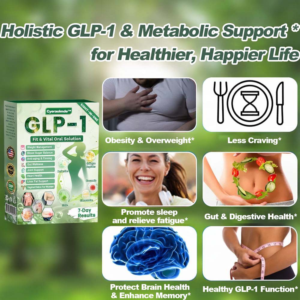 🔥𝐂𝐲𝐞𝐫𝐚𝐨𝐥𝐦𝐝𝐞™ GL𝐏-1 8-𝒊𝒏-1 𝙁𝙞𝙩 & 𝙑𝙞𝙩𝙖𝙡 𝖮𝗋𝖺𝗅 𝙎𝙤𝙡𝙪𝙩𝙞𝙤𝙣  (𝑱𝒖𝒔𝒕 𝒐𝒏𝒄𝒆 𝒂 𝒅𝒂𝒚, 𝒗𝒊𝒔𝒊𝒃𝒍𝒆 𝒄𝒉𝒂𝒏𝒈𝒆𝒔 𝒊𝒏 7 𝒅𝒂𝒚𝒔) ✅ 𝑭𝒐𝒓 𝒐𝒃𝒆𝒔𝒊𝒕𝒚, 𝒄𝒂𝒓𝒅𝒊𝒐𝒗𝒂𝒔𝒄𝒖𝒍𝒂𝒓 𝒉𝒆𝒂𝒍𝒕𝒉, 𝒅𝒊𝒂𝒃𝒆𝒕𝒆𝒔, 𝒔𝒍𝒆𝒆𝒑 𝒂𝒑𝒏𝒆𝒂, 𝒈𝒖𝒕 𝒉𝒆𝒂𝒍𝒕𝒉, 𝒋𝒐𝒊𝒏𝒕 𝒊𝒔𝒔𝒖𝒆𝒔, 𝒂𝒏𝒅 𝒎𝒐𝒓𝒆